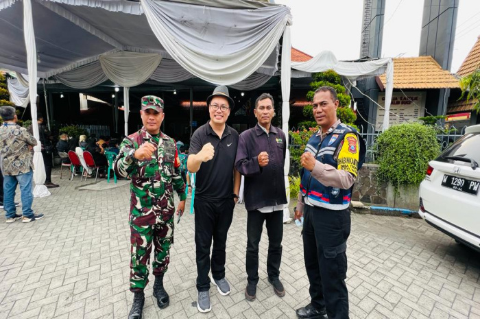 Polresta Sidoarjo Gelar Pengamanan Gereja Pastikan Ibadah Umat Nasrani Aman