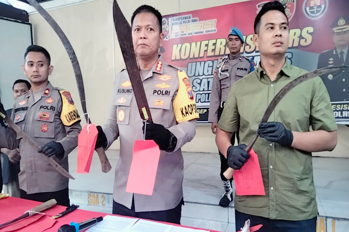 Satreskrim Polresta Sidoarjo Berhasil Mengamankan 10 Pelaku Pengeroyokan di Sepande