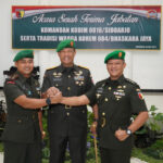 Danrem 084/Bhaskara Jaya Pimpin Serah Terima Jabatan Dandim 0816/Sidoarjo