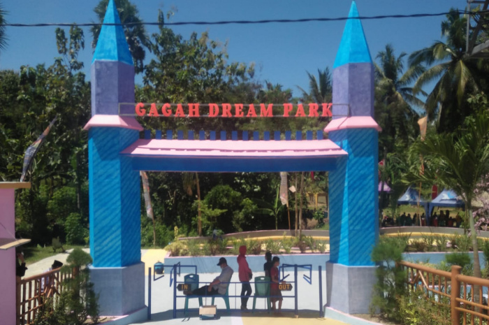 Wisata baru Desa Gagah, Dream Park Pamekasan yang saat ini menjadi tempat kunjungan wisatawan.