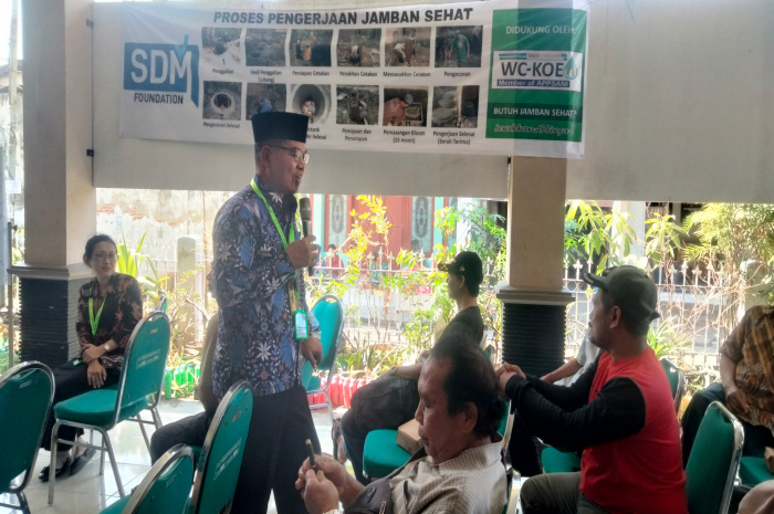 Camat Waru, Nawari komunikasi 2 arah dalam rangka sosialisasi jamban sehat 