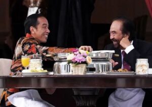 Bertemu Surya Paloh, Jokowi Singung Siapa Cawapres Anies Baswedan