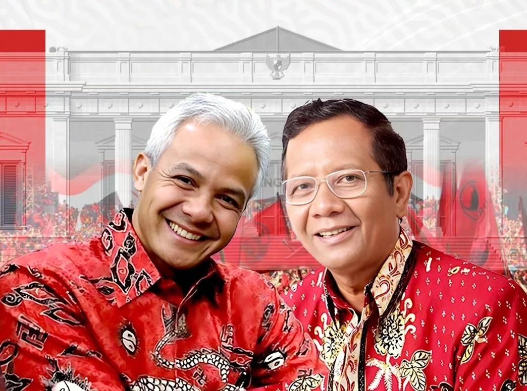 Nama bakal calon wakil presiden (cawapres) pendamping Ganjar Pranowo berinisial M.