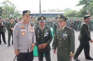 Polresta Sidoarjo Perkuat Sinergitas dalam Kunjungan HUT TNI Ke-78