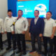 Bupati Sampang H. Slamet Junaidi didampingi Wabup Sampang, Sekda Sampang, Kadiskominfo Kab. Sampang ketika meresmikan gedung Smart Room.