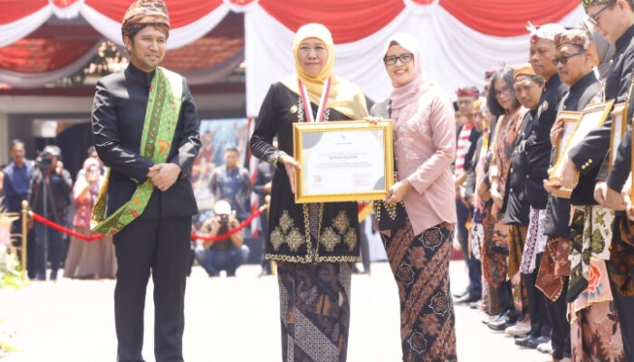 Bupati Blitar Raih Penghargaan Wujud Komitmen Dukung Ketahanan Pangan