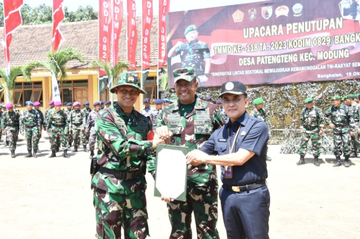Danrem 084/BJ Tutup TMMD ke-118  TA 2023