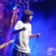 Konser musik raggae ketika berlansung di halaman Gedung Dekranasda Jl. KH Wahid Hasyim, Sampang, Madura, dan dipantau langsung oleh sejumlah Ulama bersama Laskar Sakera.