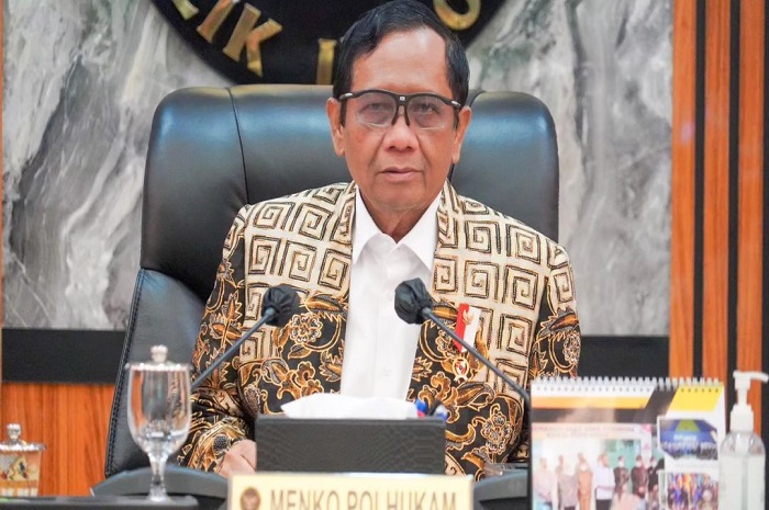 Menteri Koordinator bidang Politik, Hukum dan Keamanan (Menko Polhukam) Mahfud MD