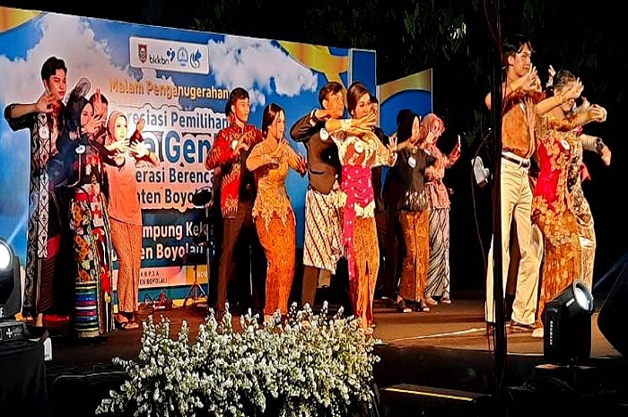 pemilihan Duta GenRe(Generasi Berencana) Kabupaten Boyolali yang digelar di halaman kantor DP2KBP3A
