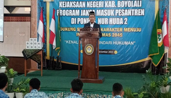 Kenalkan Hukum, Jaksa Masuk Pesantren di Boyolali Cegah Kekerasan Santri