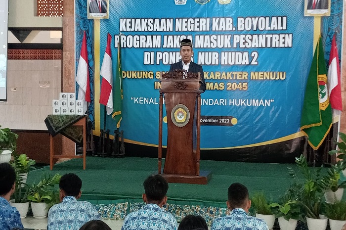 Kenalkan Hukum, Jaksa Masuk Pesantren di Boyolali Cegah Kekerasan Santri