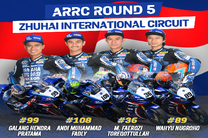 Putaran ke-5 gelaran Asia Road Racing Championship (ARRC) 2023 akan berlangsung di Zhuhai International Circuit, China, 3-5 November.