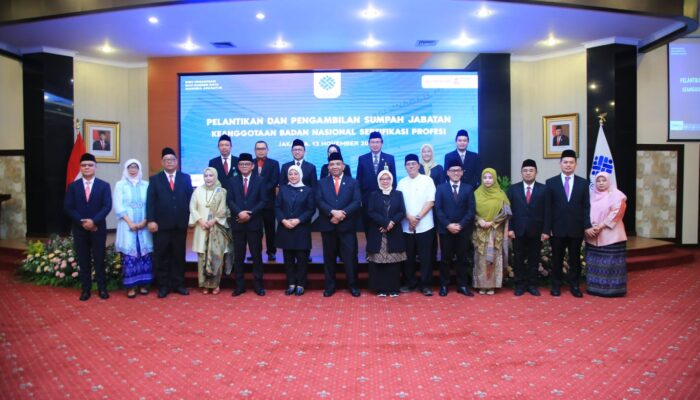 BNSP Periode 2023-2028 Resmi Diberi Tugas Baru: Peningkatan Kualitas dan Kuantitas Sertifikasi