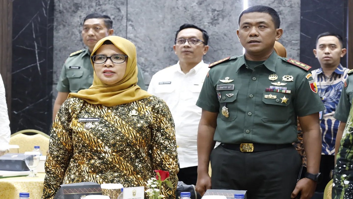 Bupati Blitar Hadiri Rapurna TMMD ke 44 TA 2023 di MABES AD