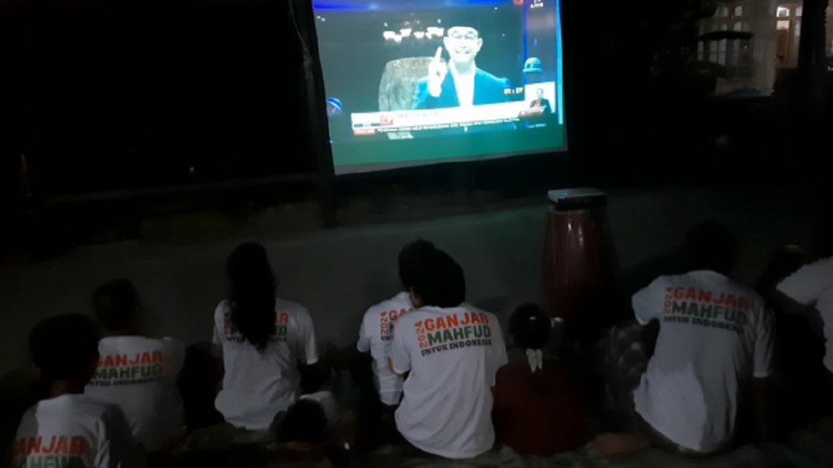Hari Pertama Debat Capres, DWGP di Boyolali Gelar Nobar Dukung Ganjar-Mahmud