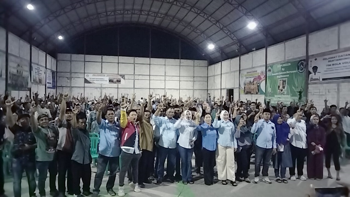 Caleg Gerindra Gelar Konsolidasi TPS Dukung Prabowo Gibran di Sidoarjo