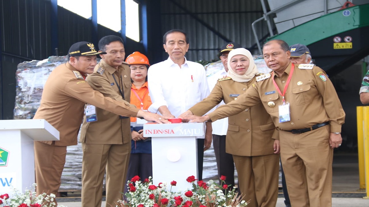 Jokowi Resmikan TPA Griya Mulyo Sidoarjo Bersama 2 TPA di Jatim