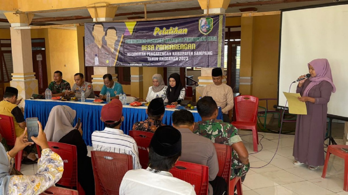 Perangkat Desa Pangarengan Sampang Ikuti Pelatihan Kapasitas Aparatur Desa