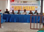Kades Pangarengan Sampang Launching Cafe Garam