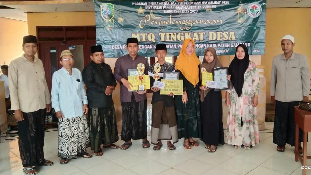 Pemdes Pangarengan Sampang Gelar Lomba MTQ Bagi Santri dan Santriwati