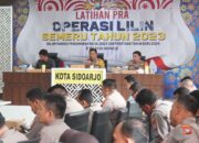 Polresta Sidoarjo Gelar Latihan Pra Operasi Lilin Semeru Tahun 2023