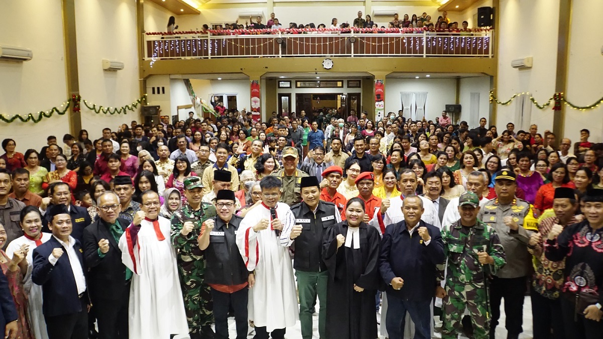 Forkopimda Kunjungi Gereja di Sidoarjo Pastikan Kelancaran Misa Natal