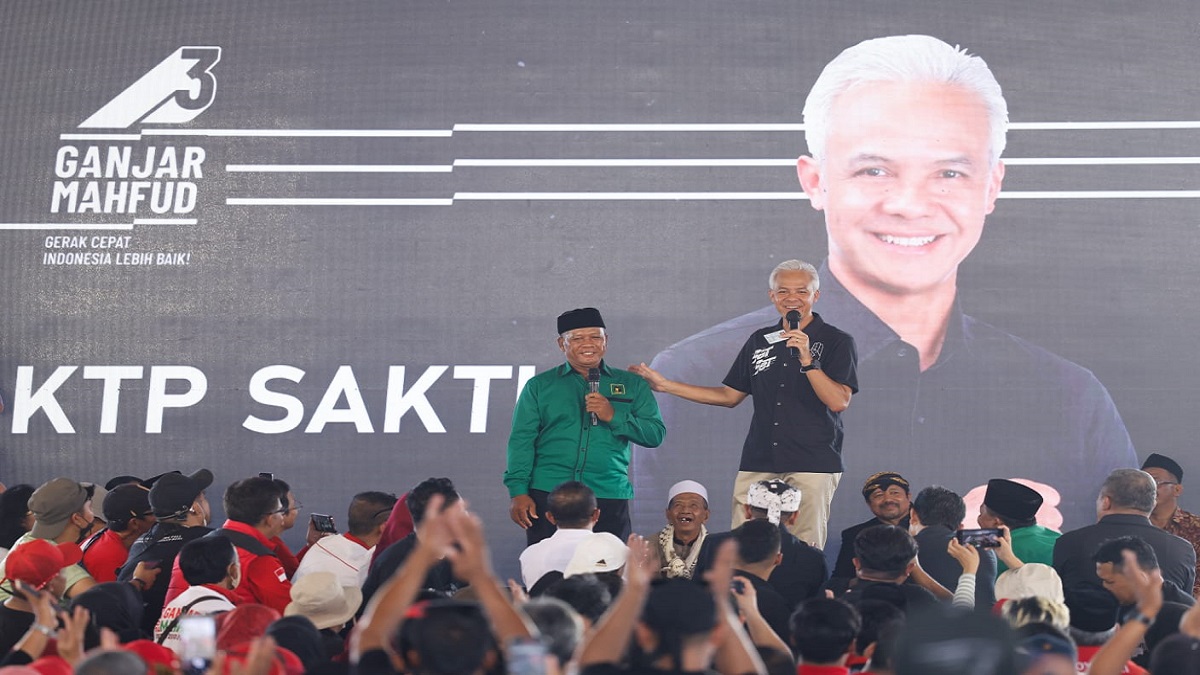 Capres Ganjar Pranowo Launching Program Unggulan KTP Sakti di Boyolali