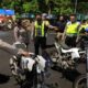 Polres Klaten Galakan Knalpot Brong Malam Hari