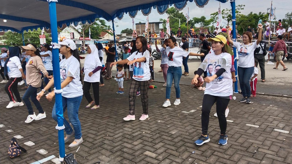 Senam Gemoy Goyang Kandang Banteng di Boyolali