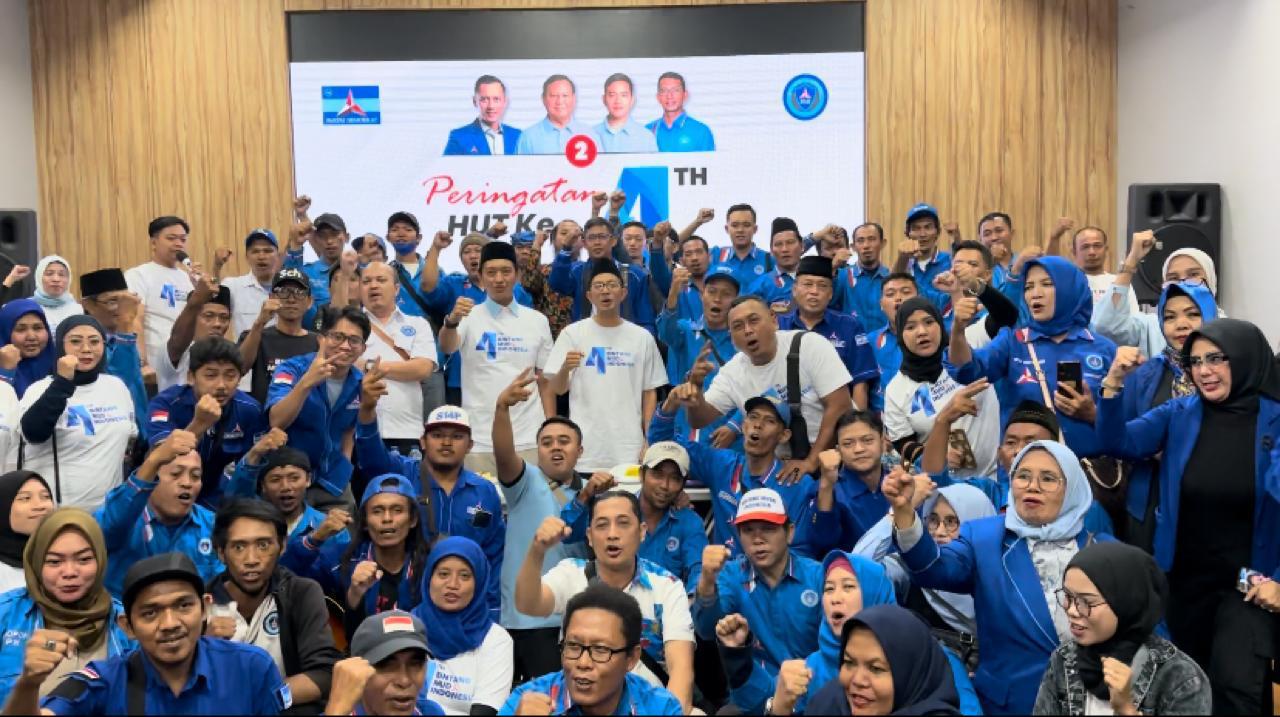 Peringati HUT Ke-4, Ketum BMI dan Komandan TKN Muda Kompak Ingin Majukan Generasi Muda