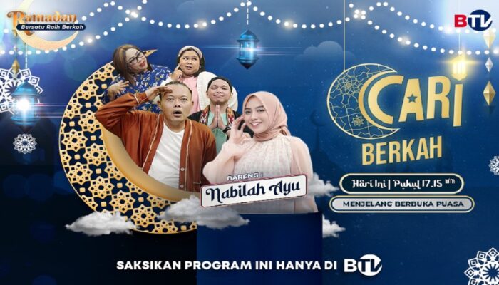 Cari Berkah BTV: Nabilah Ayu Jadi Orang Ketiga Antara Sule dan Mimin Eva