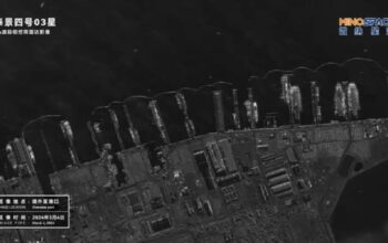 Satelit Komersial Dari Tiongkok Tangkap Gambar Kapal Induk Angkatan Laut AS di Pangkalan Angkatan Laut Norfolk