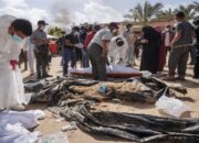 Ratusan Jenazah Ditemukan di Kuburan Massal Rumah Sakit Khan Younis Gaza