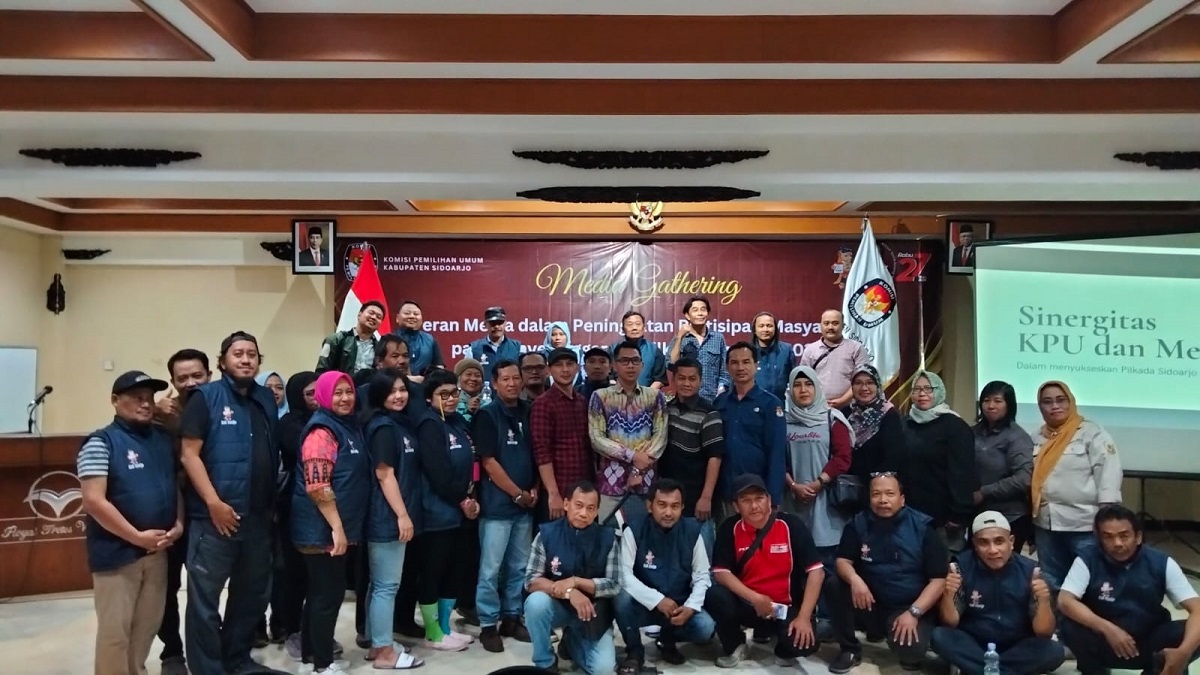 Jalin Sinergitas Jelang Pilkada, KPU Sidoarjo Gelar Media Gathering