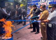 Bea Cukai Blitar Musnahkan Barang Ilegal Senilai Ratusan Juta