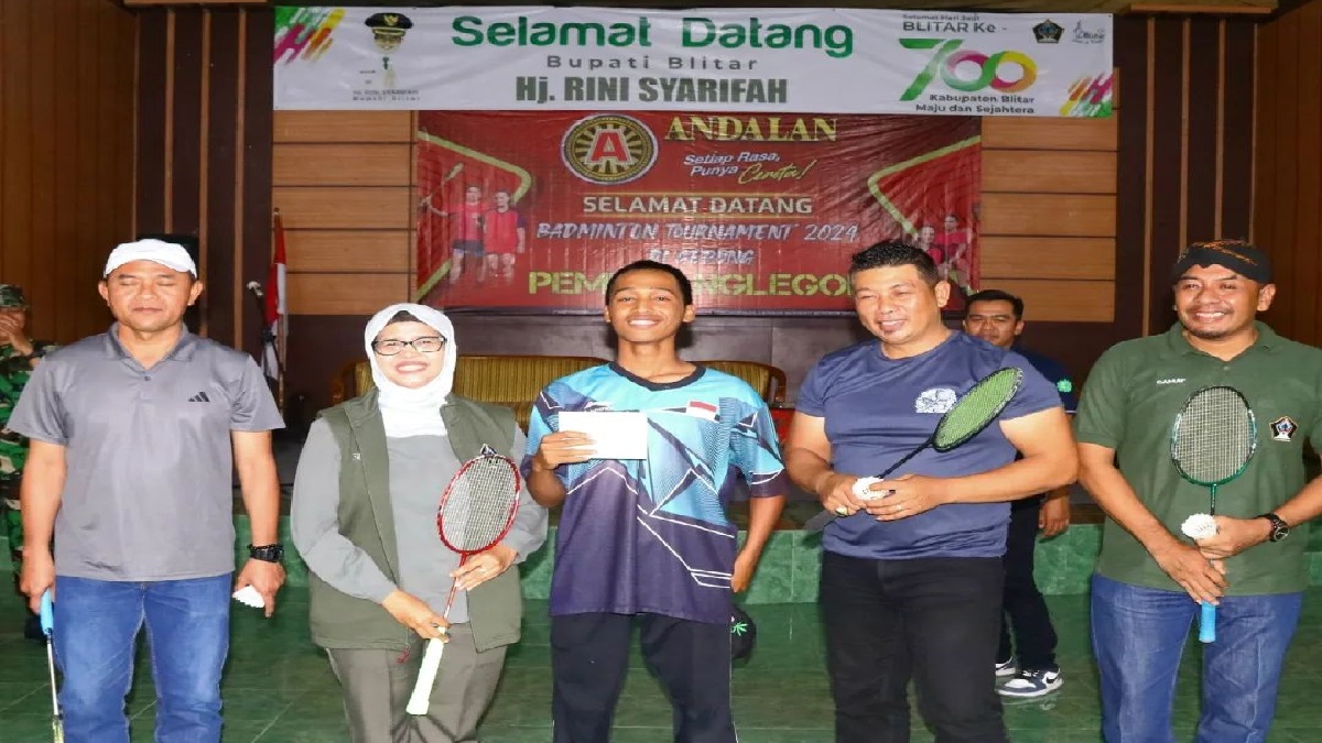 Cari Bibit Unggul, Bupati Blitar Buka Turnamen Bulutangkis 2024