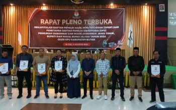 KPU Kabupaten Blitar Krisis Data, Banjir Interupsi Terjadi Saat Pleno DPHP