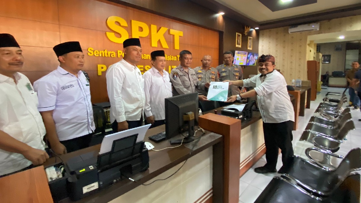 Ahead of the congress in Bali, Blitar PKB DPC visits Blitar District Police