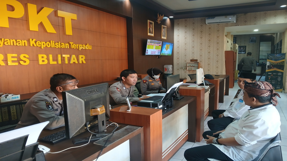 Jelang Muktamar DPC PKB Blitar Datangi Polres, Ada Apa?