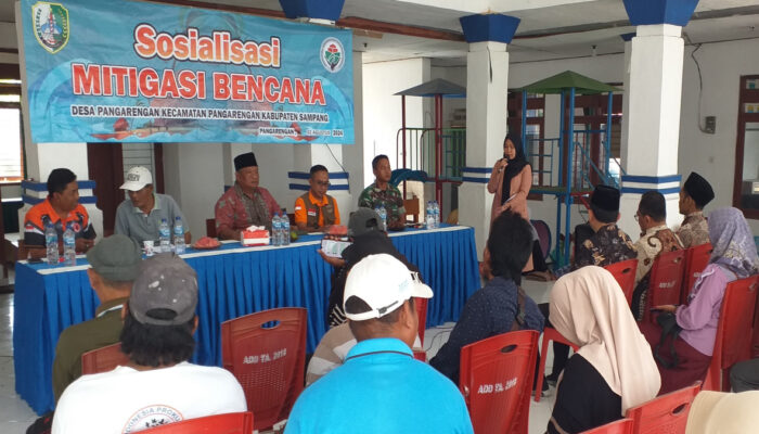 Pemdes Pangarengan Gelar Sosialisasi Mitigasi Bencana