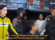 Paling Sopan, Polwan Putri Cikita Ganggu Orang Makan di Warung