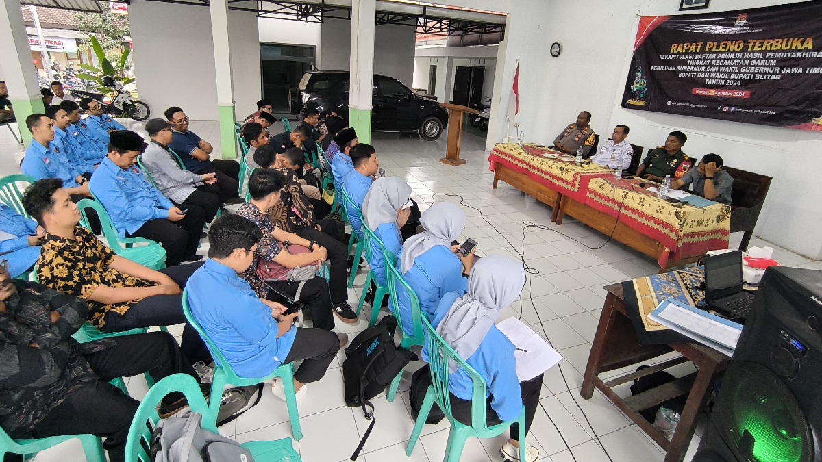 KPU Kabupaten Blitar Tak Becus, Rekap Daftar Pemilih Tingkat Kecamatan Sudah Tidak Beres