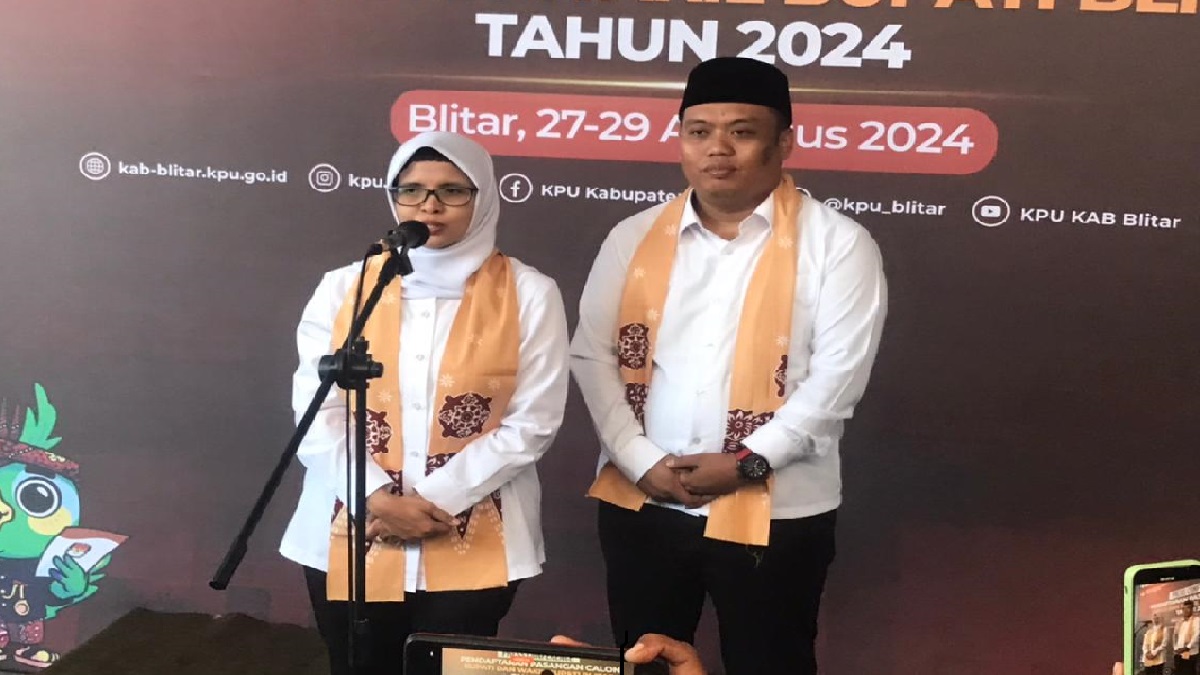Diusung Banyak Parpol, Rini Syarifah-Abdul Ghoni Yakin Menang di Pilbup Blitar
