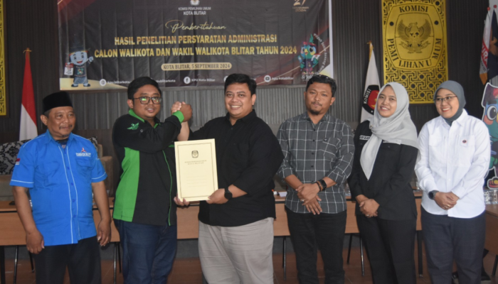 Sekretaris Tim Mas Ibin-Elim Bantah Berkas Pendaftaran Dikembalikan KPU Kota Blitar
