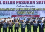 Pjs Bupati Blitar Pimpin Apel SATLINMAS Pilkada Tahun 2024