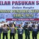 Pjs Bupati Blitar Pimpin Apel SATLINMAS Pilkada Tahun 2024