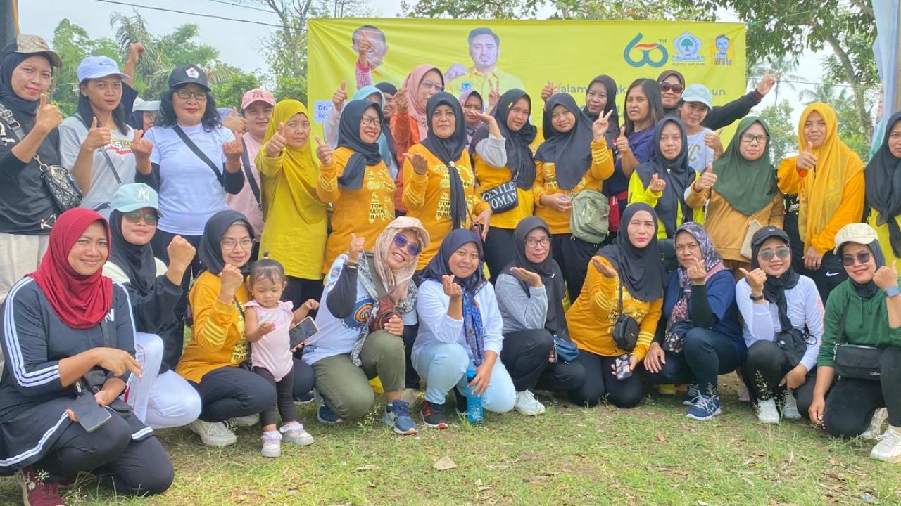 Golkar Ajak Masyarakat Malang Sehat dan Produktif Lewat Senam Massal