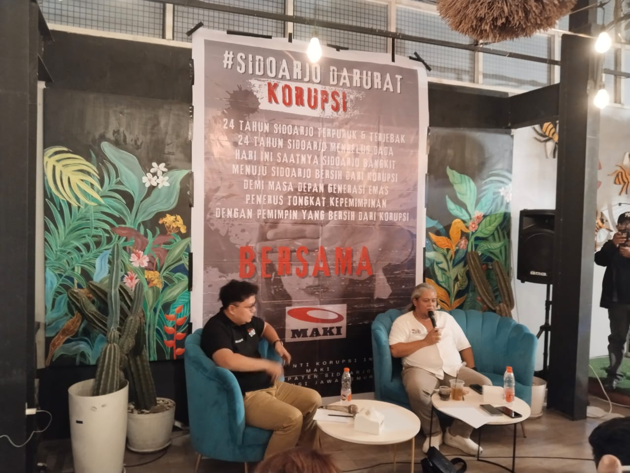 MAKI Jatim Serukan #DaruratKorupsi Sidoarjo, Syiar Perangi Korupsi