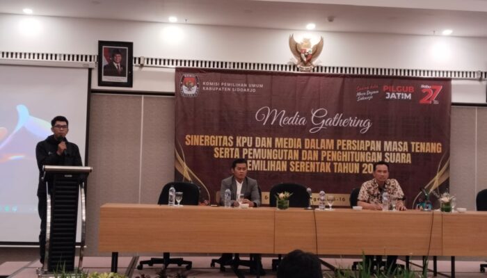 KPU Sidoarjo Gelar Media Gathering, Tekankan Sinergi Hadapi Pilkada 2024